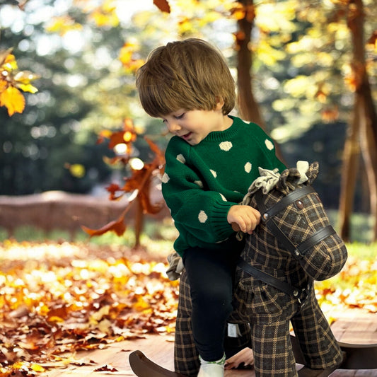 BOYS AND GIRLS DOT SWEATER